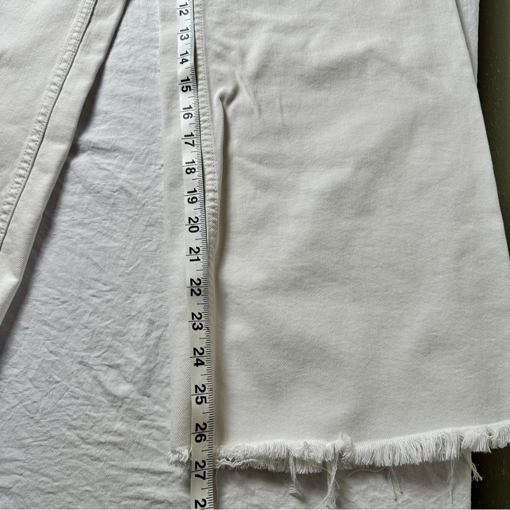 Zara Women's White Wide-Leg Jeans - Picture 6 of 8